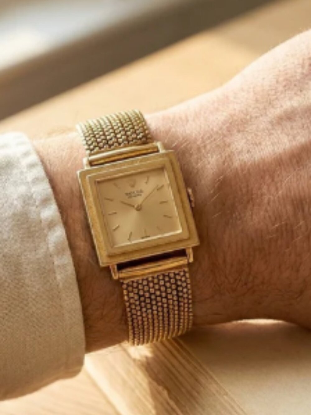 ROLEX 14K Yellow Gold Wristwatch, ca. 1960s Stunning Heirloom